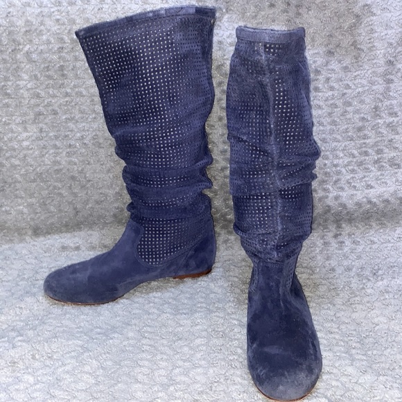 🎉HP🎉UGG Blue Mesh Knee-high Boots - Picture 2 of 16